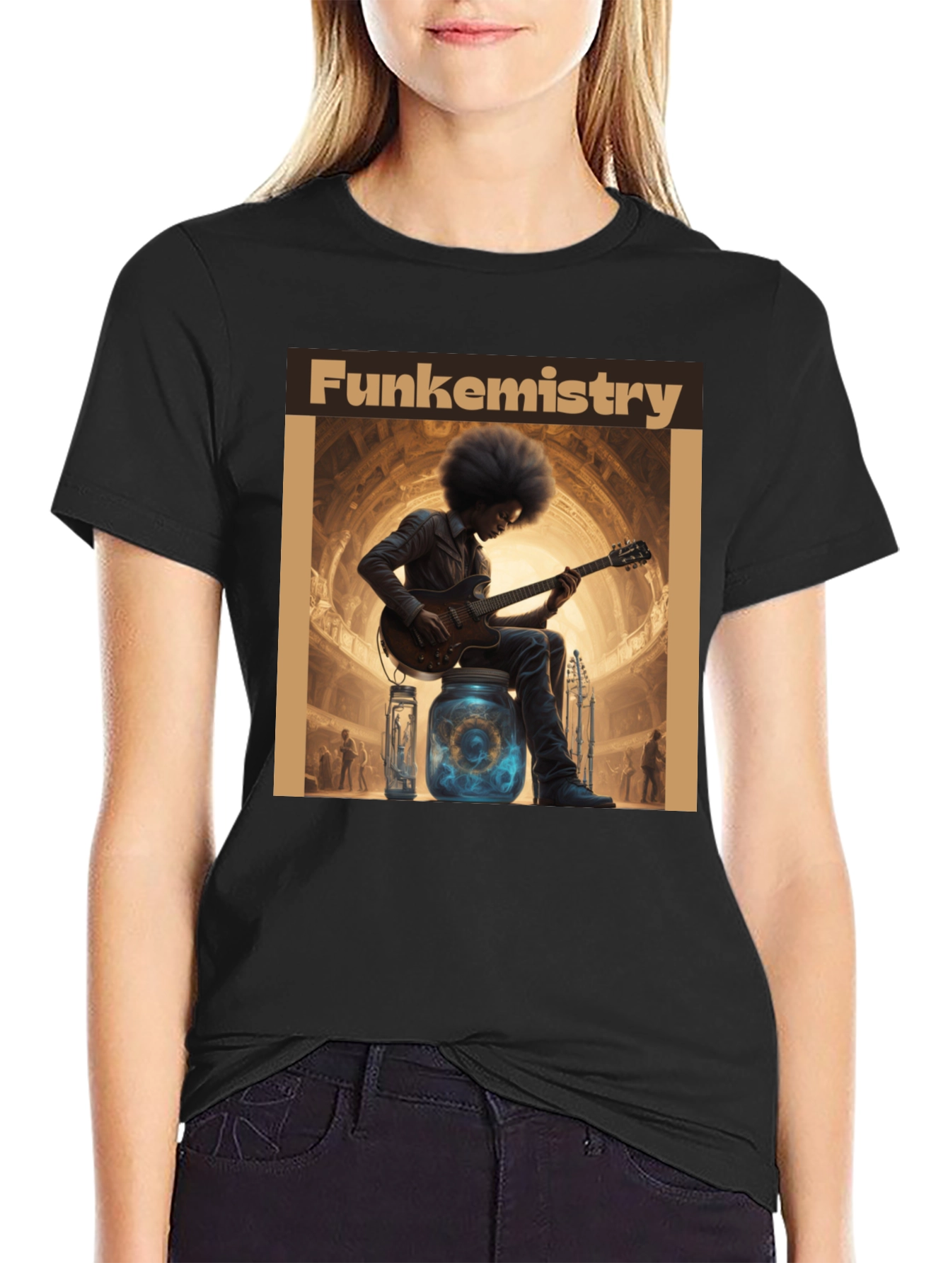 Funkemistry Graphic T-Shirt - Stylish Musician Design
