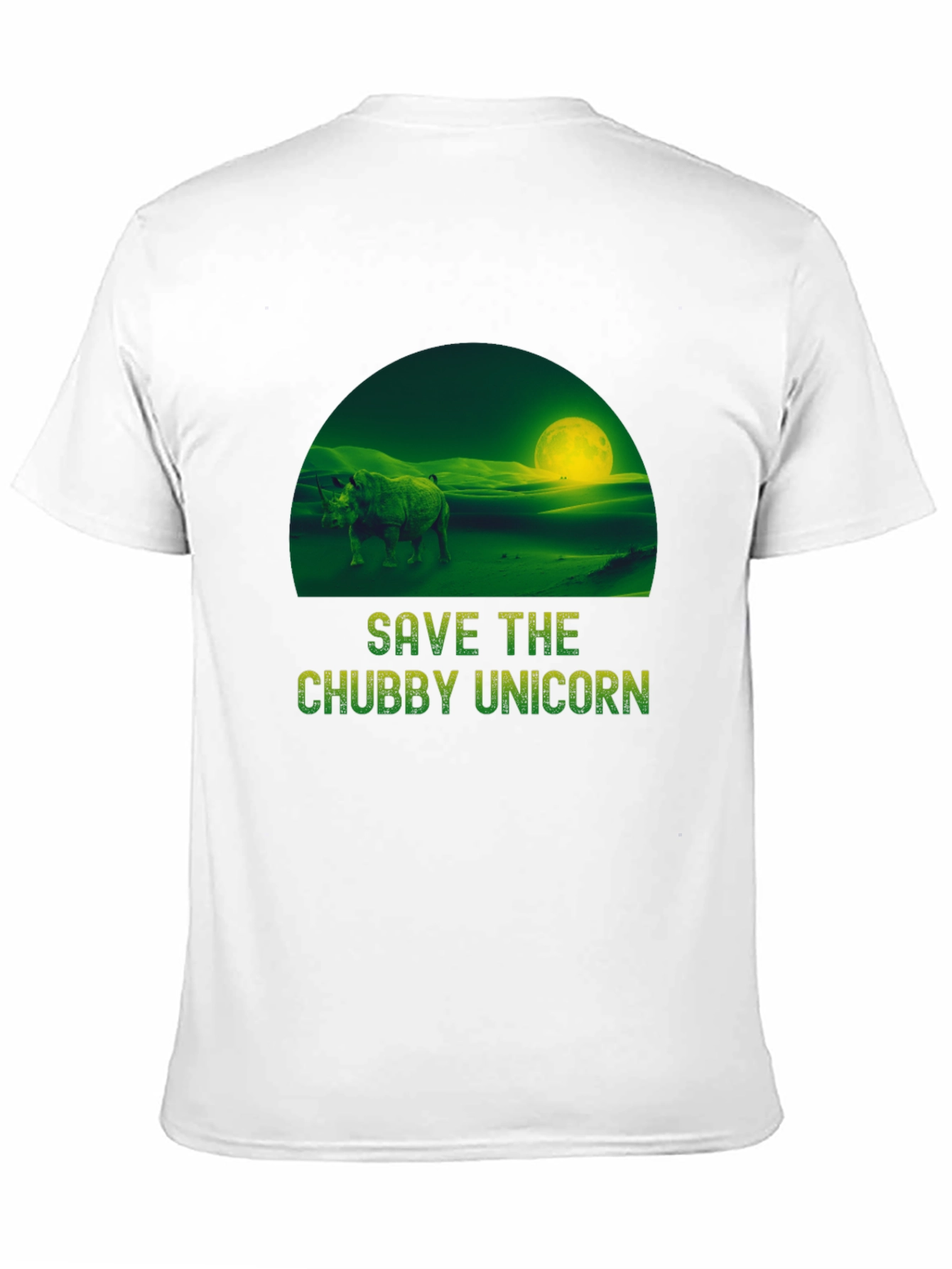 Save the Chubby Unicorn Graphic T-Shirt