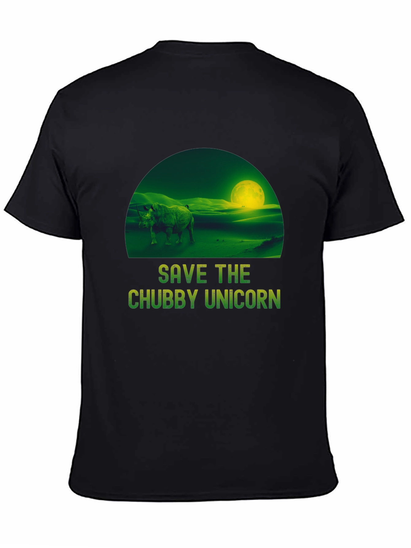 Save the Chubby Unicorn Graphic T-Shirt