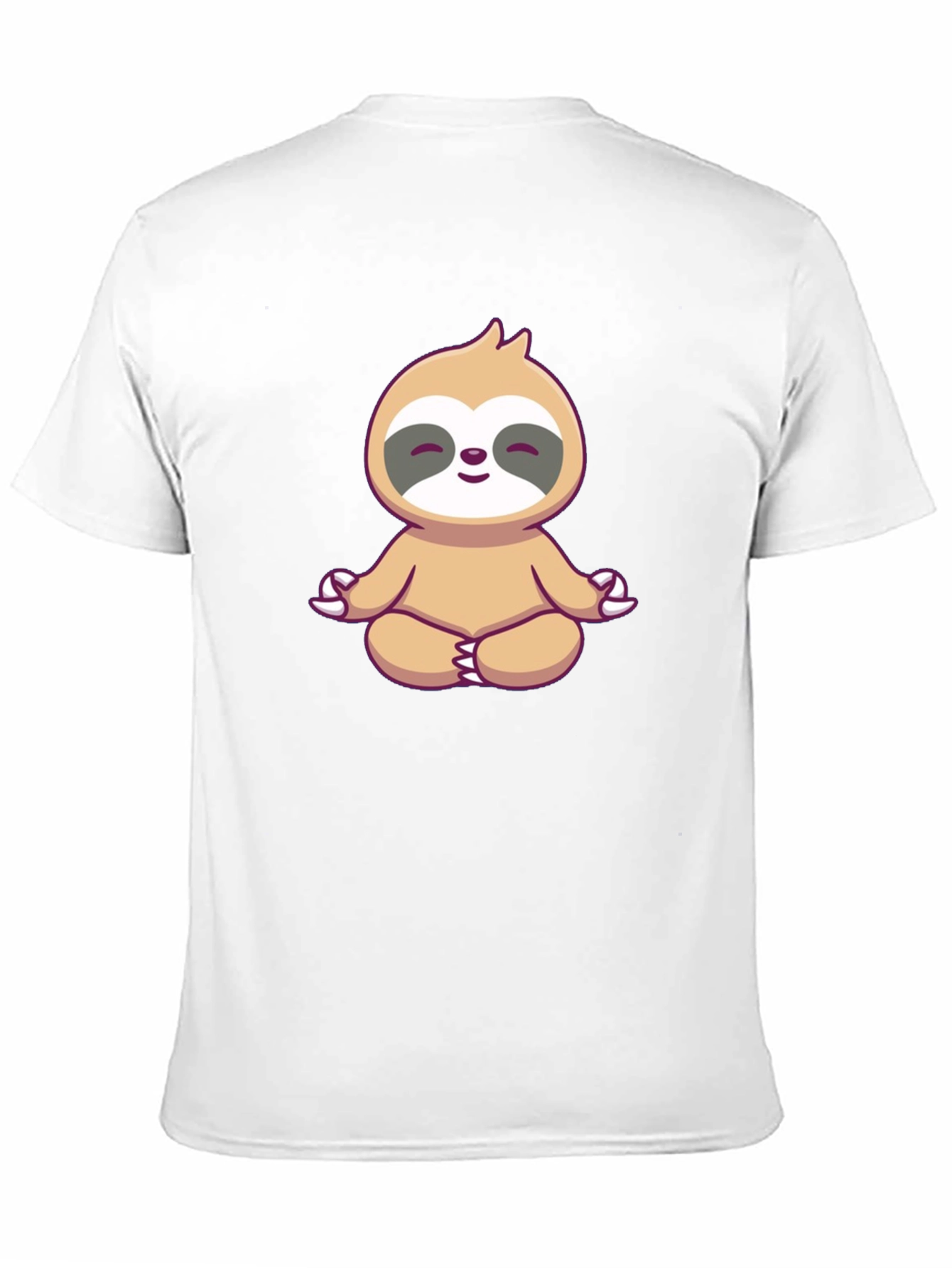 Meditating Sloth Graphic Tee - Zen Mode On!