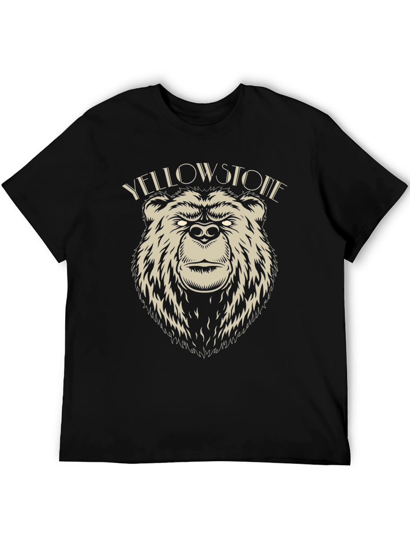 Yellowstone Bear T-Shirt - Black Graphic Tee