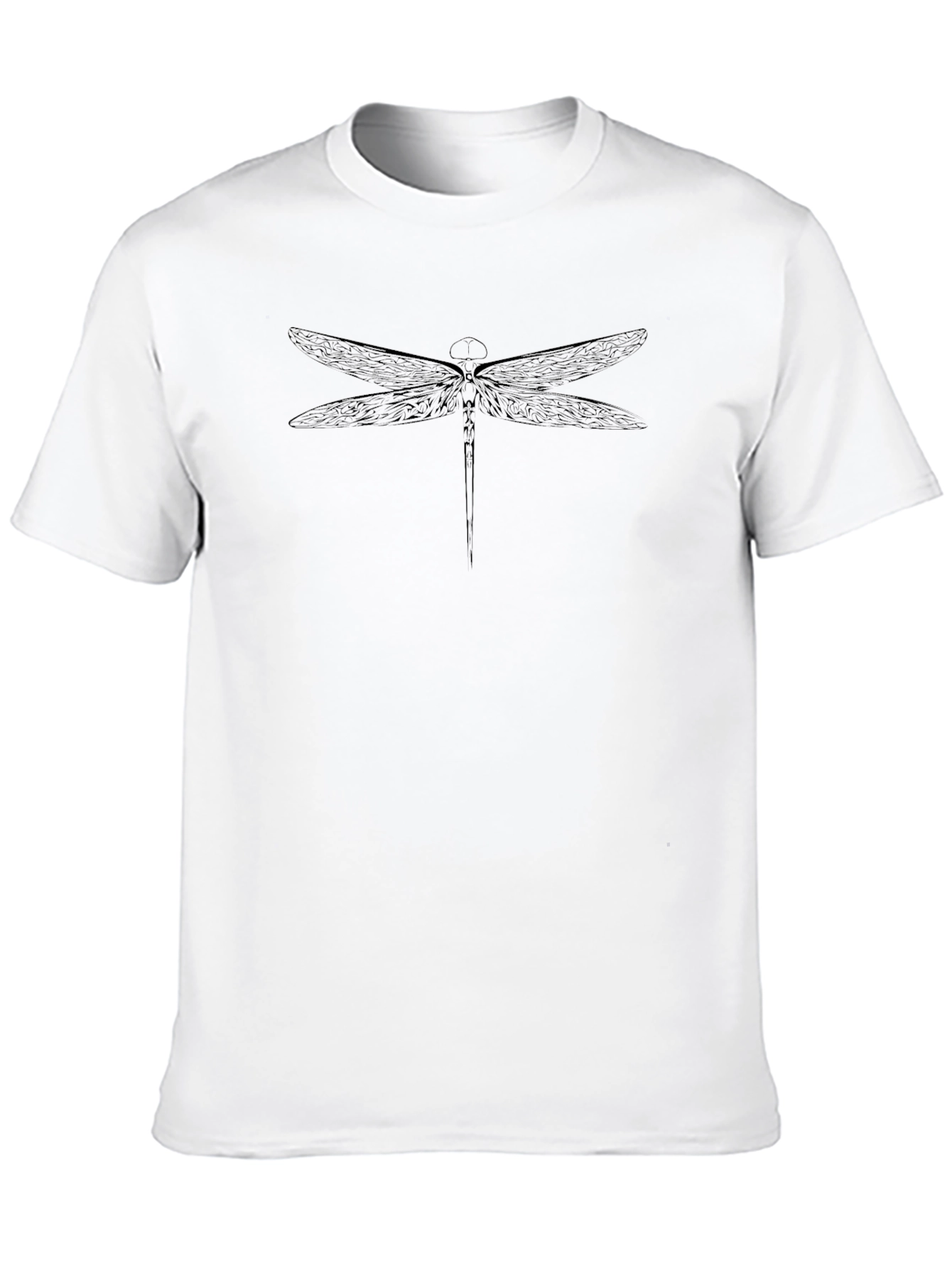 Dragonfly Graphic Black T-Shirt