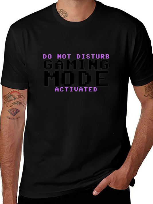 Gaming Mode Activated Black T-Shirt