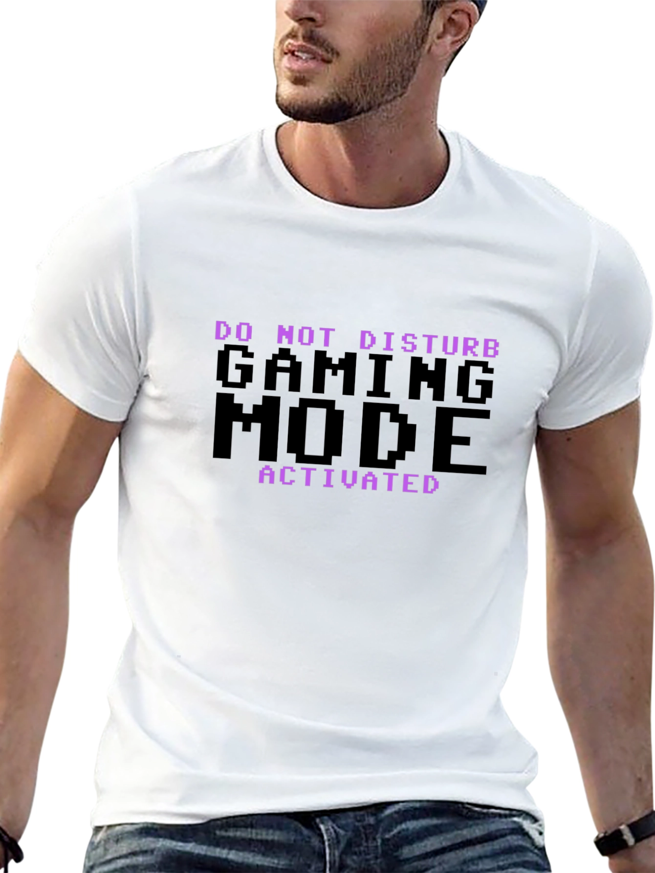 Gaming Mode Activated Black T-Shirt