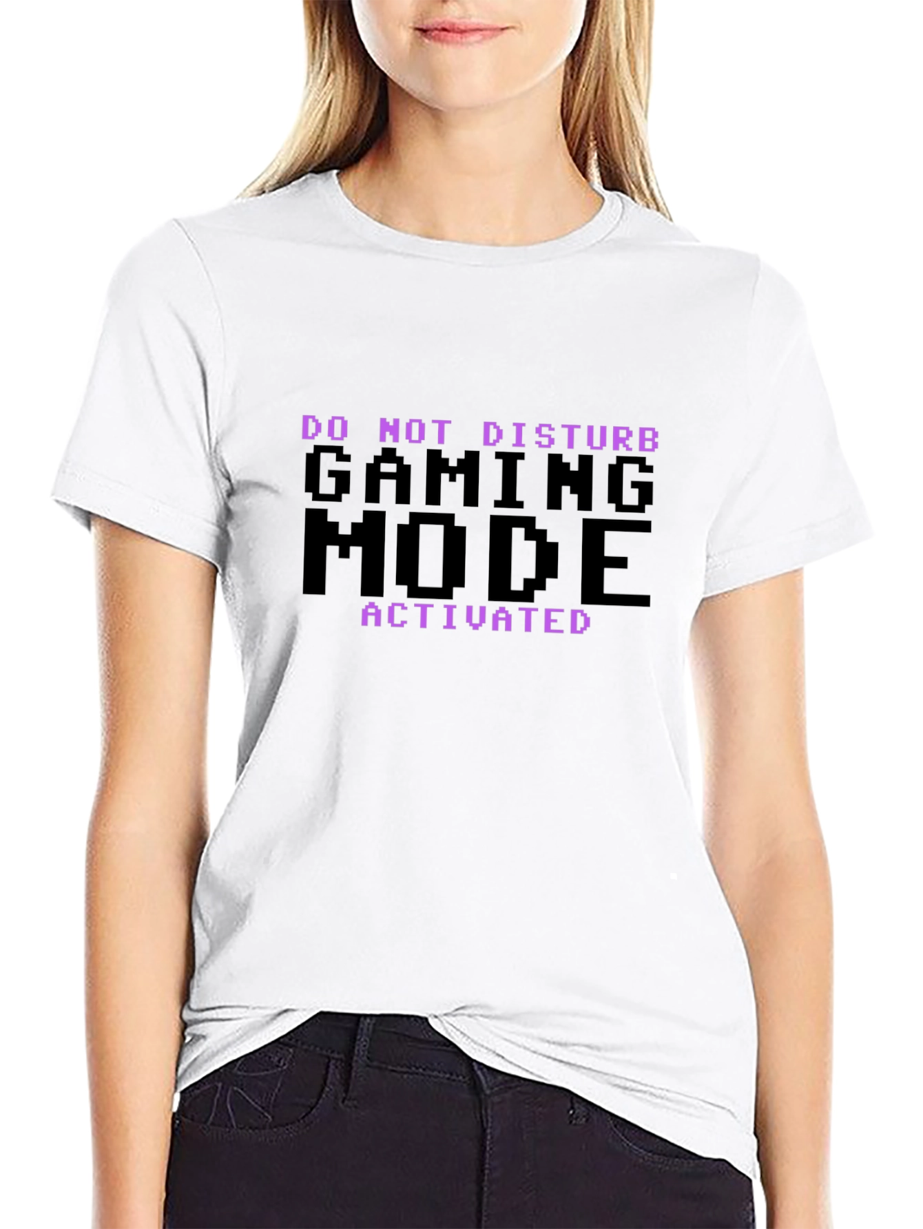 Gaming Mode Activated Black T-Shirt