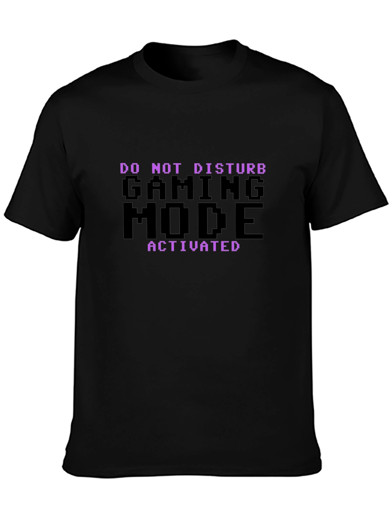 Gaming Mode Activated Black T-Shirt