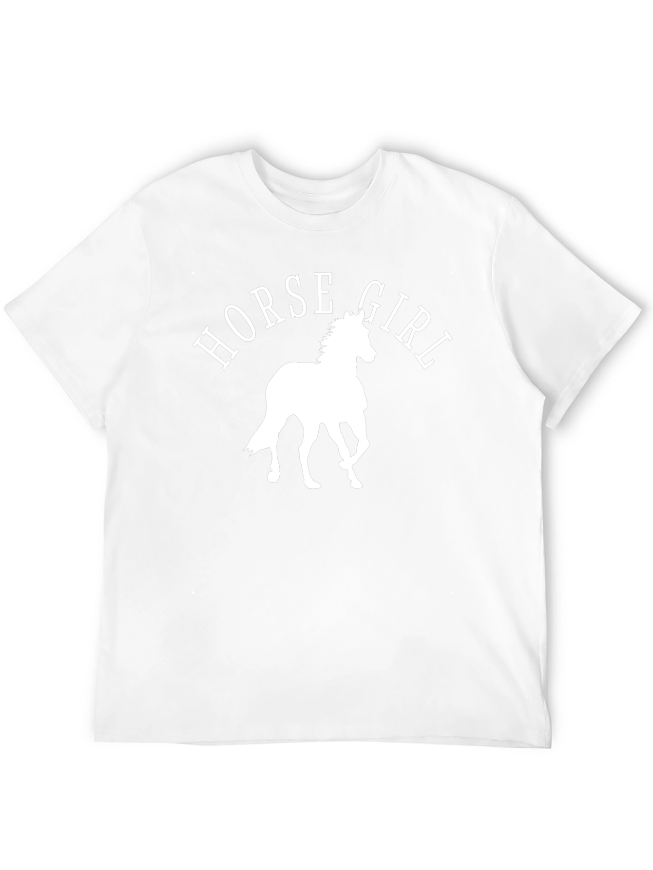 Horse Girl Graphic Tee - Black Cotton T-Shirt