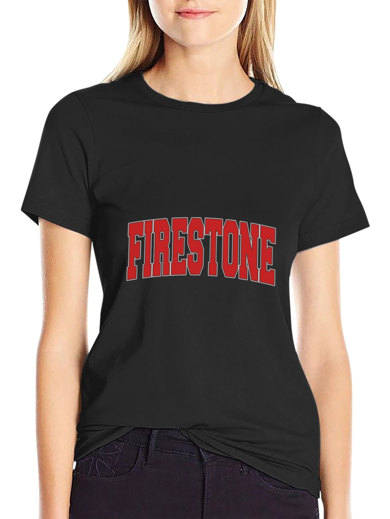 Firestone Logo Black T-Shirt