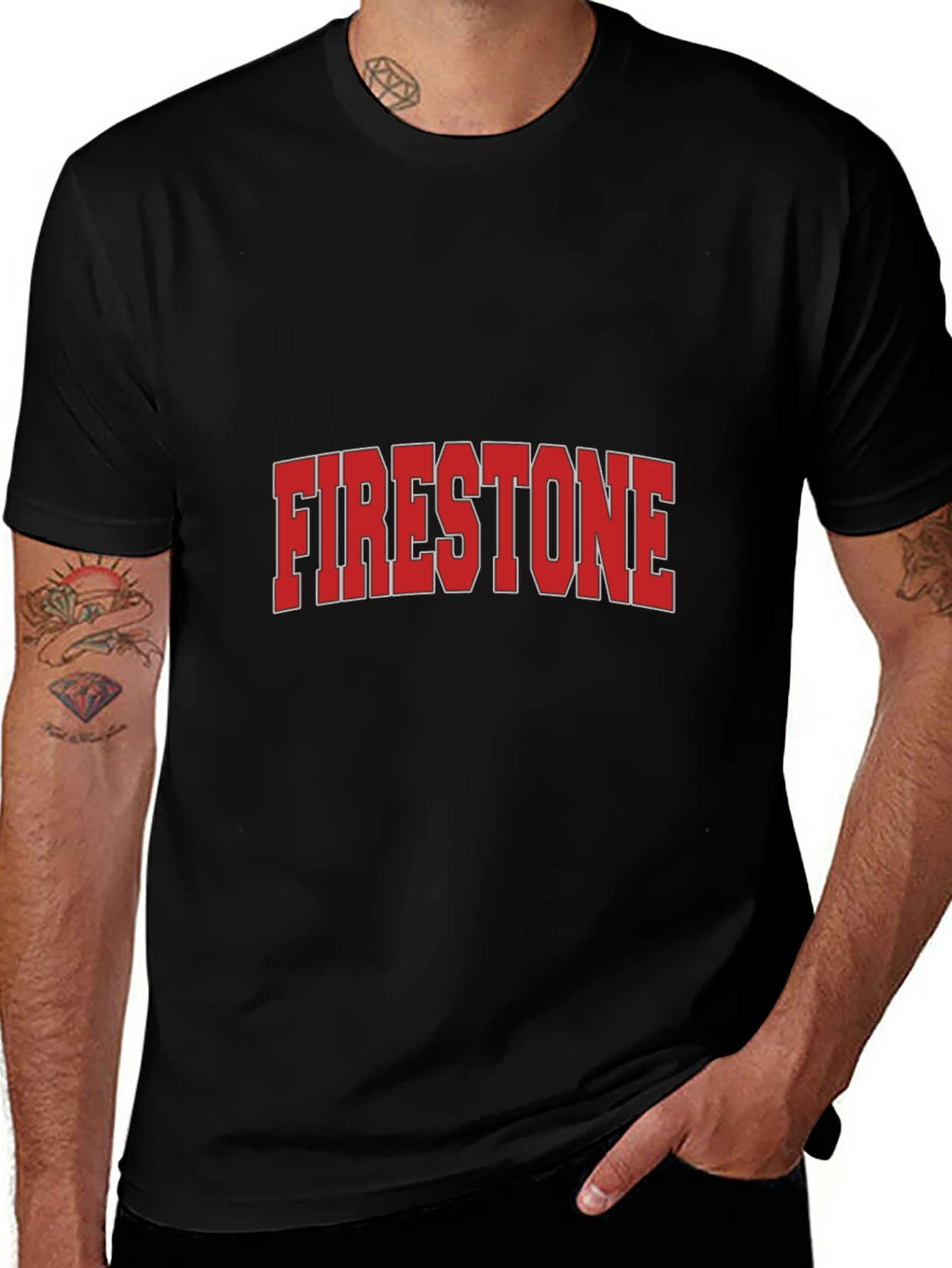 Firestone Logo Black T-Shirt