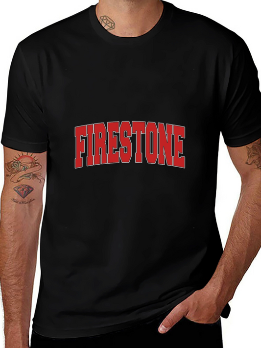 Firestone Logo Black T-Shirt