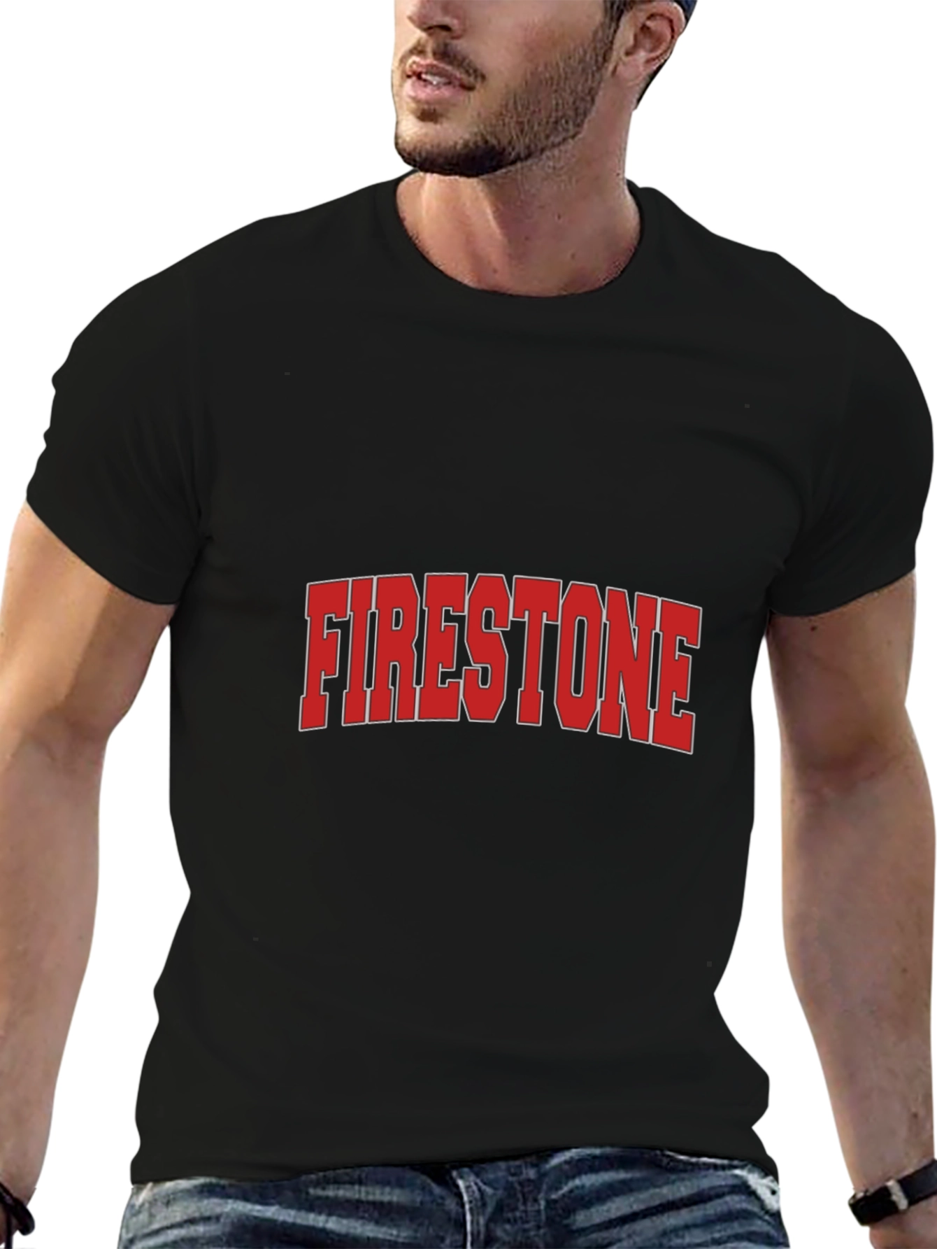 Firestone Logo Black T-Shirt