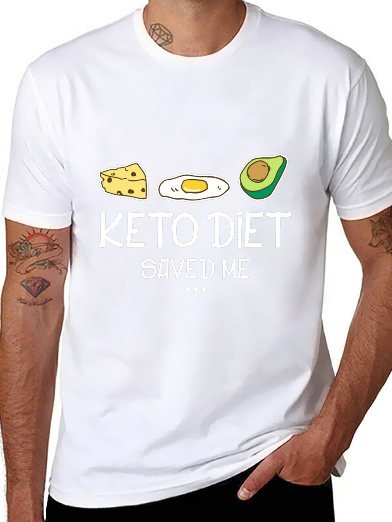 Keto Diet Saved Me Funny Graphic T-Shirt
