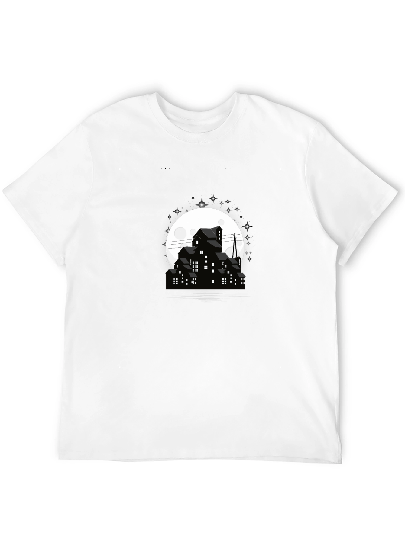 Moonlit City T-Shirt - Dark and Stylish