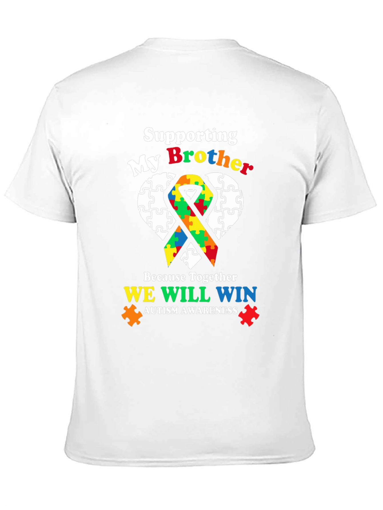 Supporting My Brother Autism Awareness T-Shirt