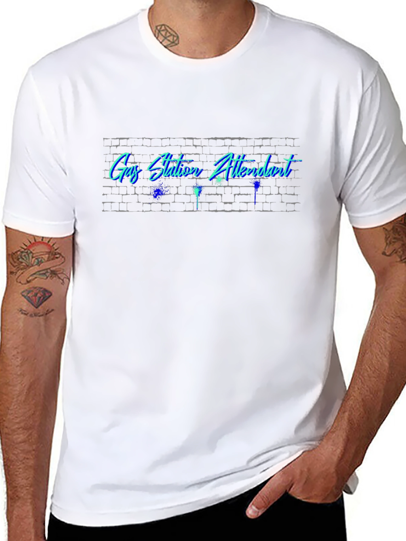 Gas Station Attendant Graphic Tee