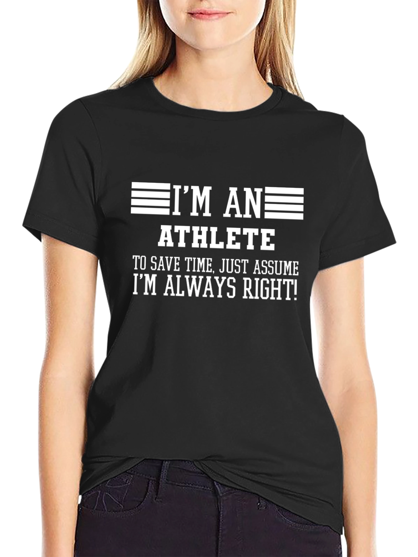 Athlete Funny Graphic T-Shirt - Always Right Tee