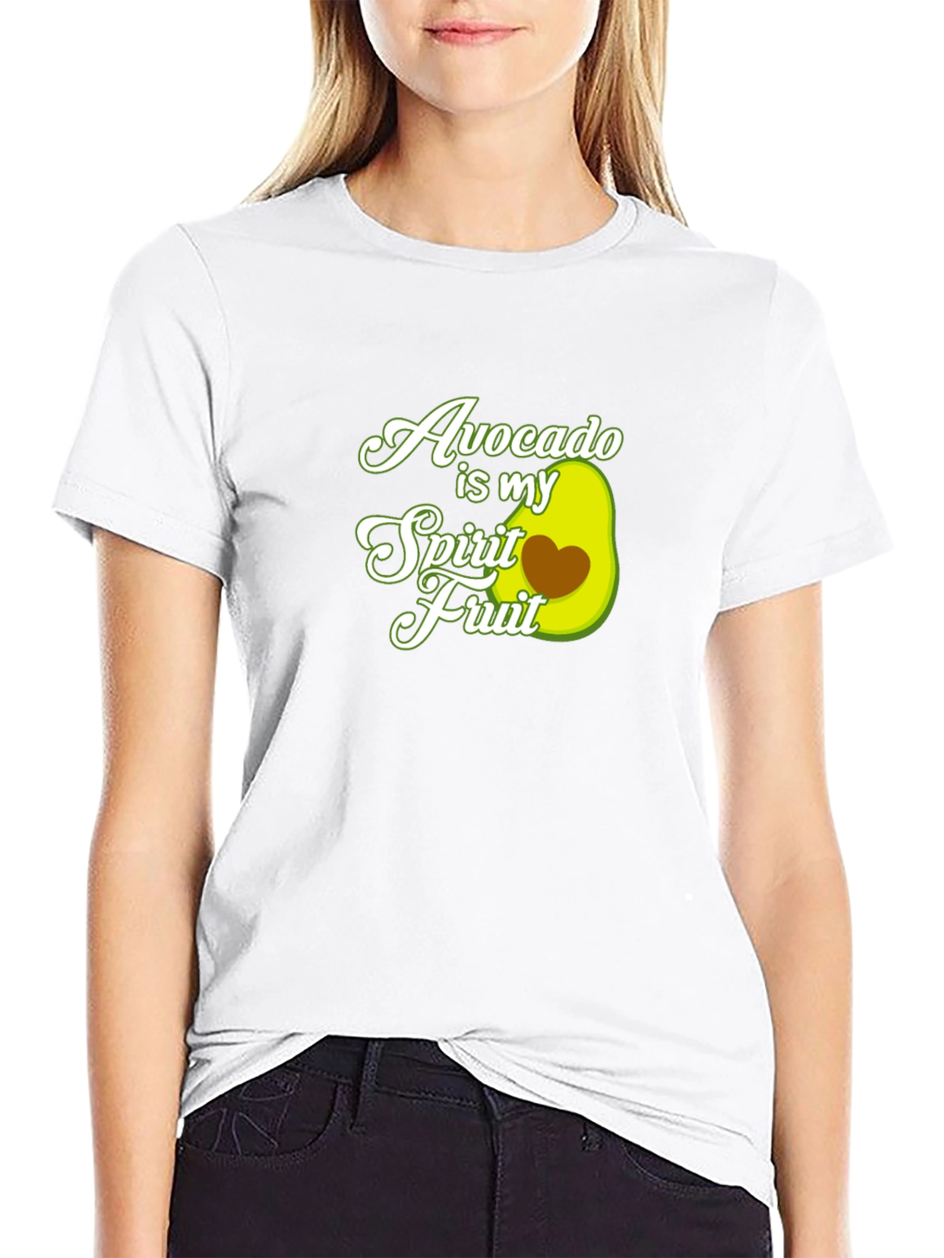 Avocado Is My Spirit Fruit Graphic T-Shirt