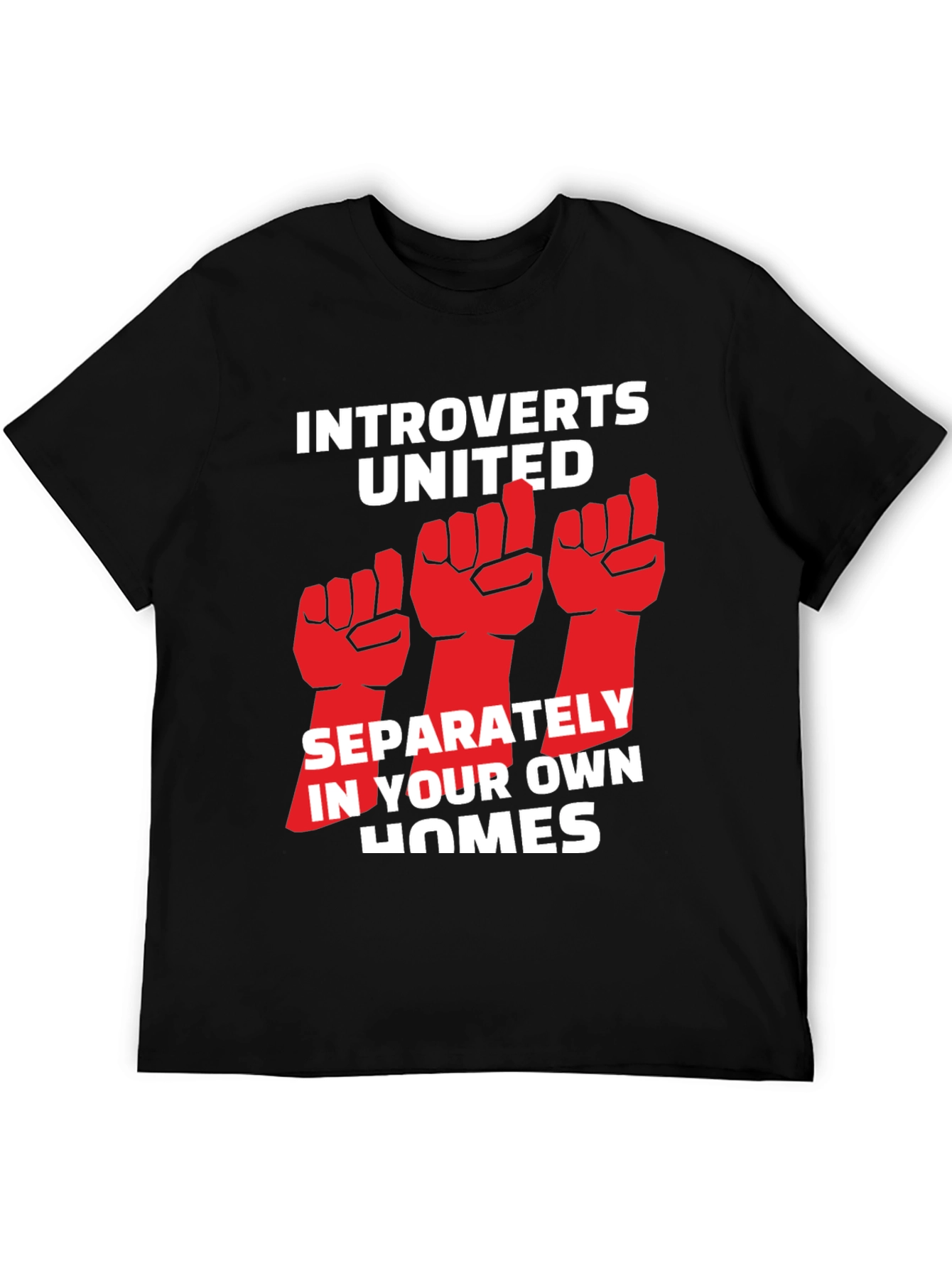Introverts United T-Shirt: Funny Social Distancing Tee