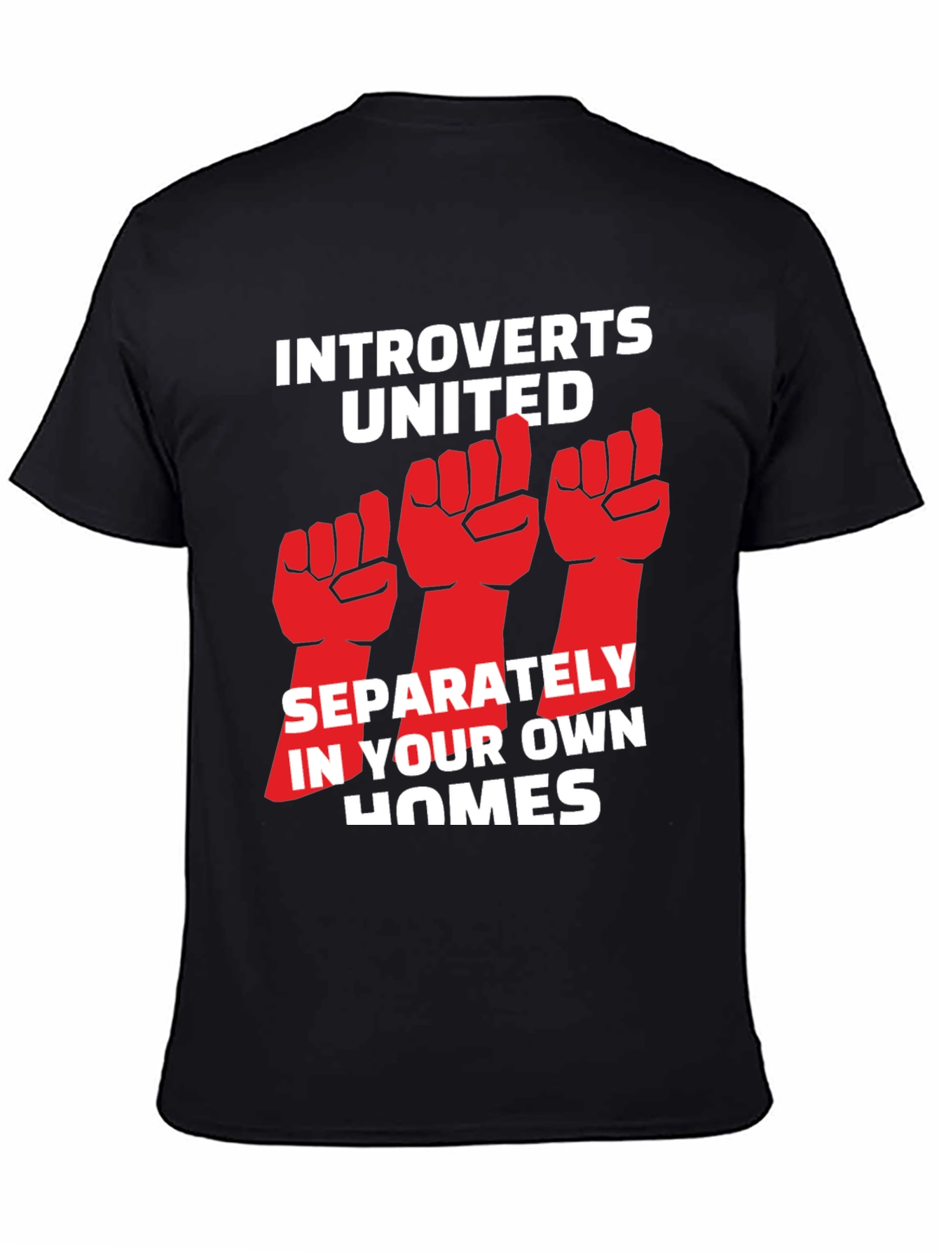 Introverts United T-Shirt: Funny Social Distancing Tee