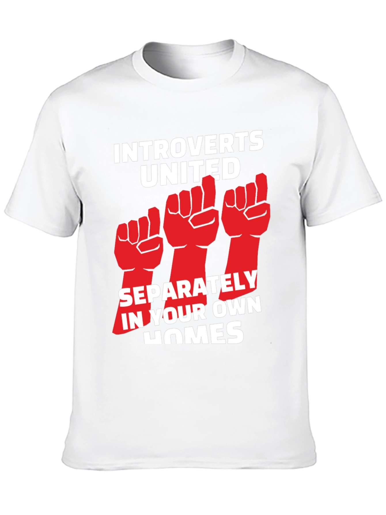 Introverts United T-Shirt: Funny Social Distancing Tee