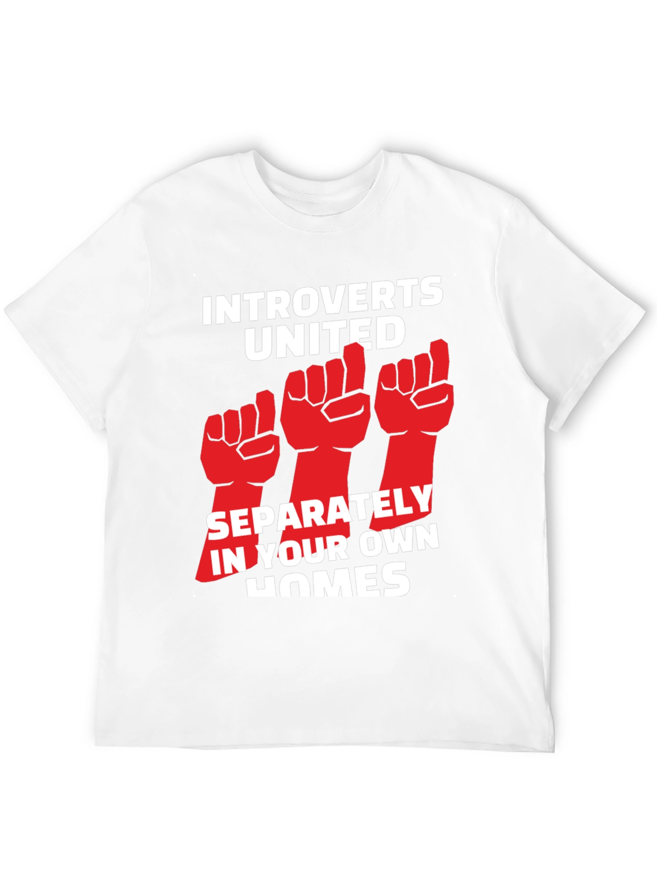 Introverts United T-Shirt: Funny Social Distancing Tee