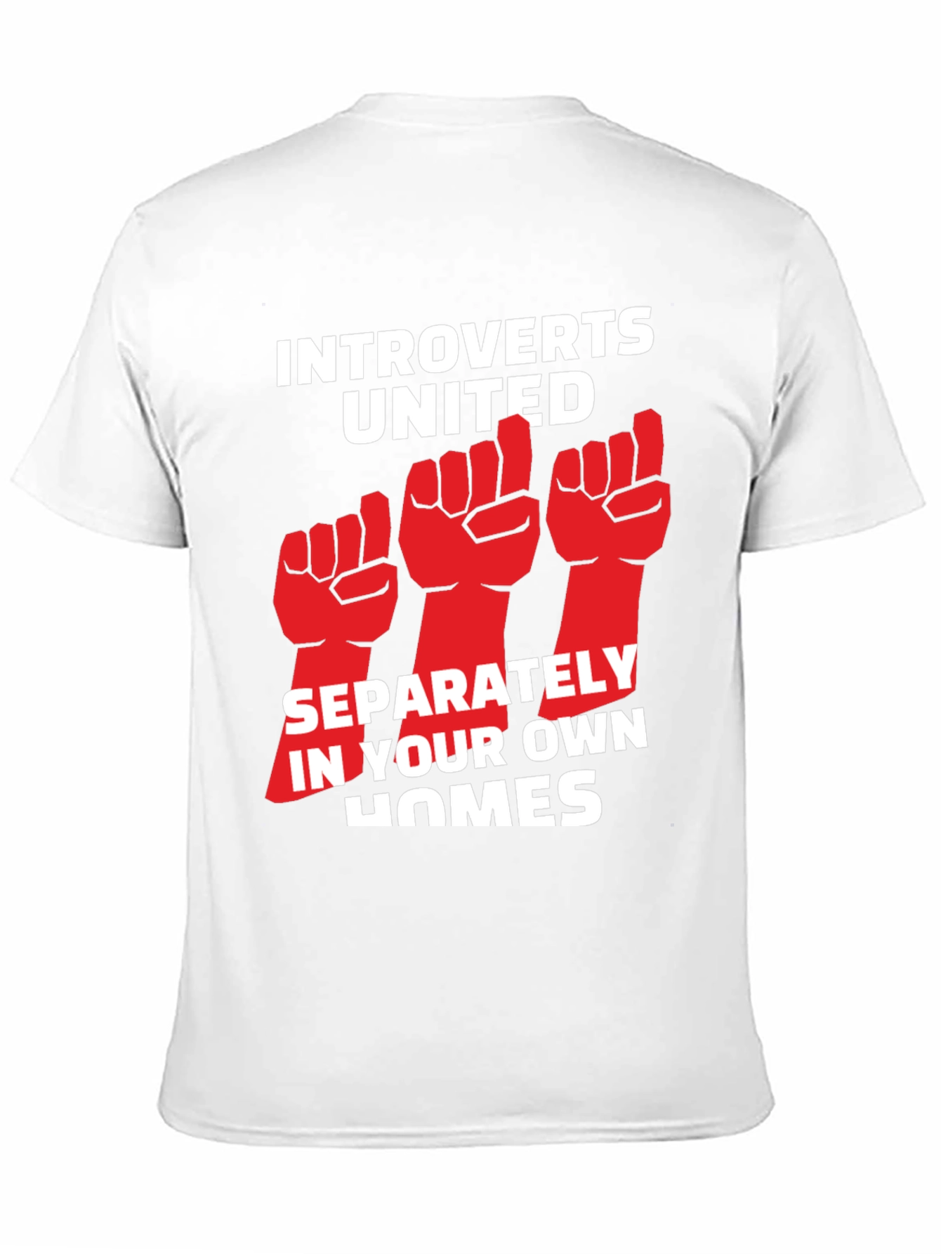 Introverts United T-Shirt: Funny Social Distancing Tee