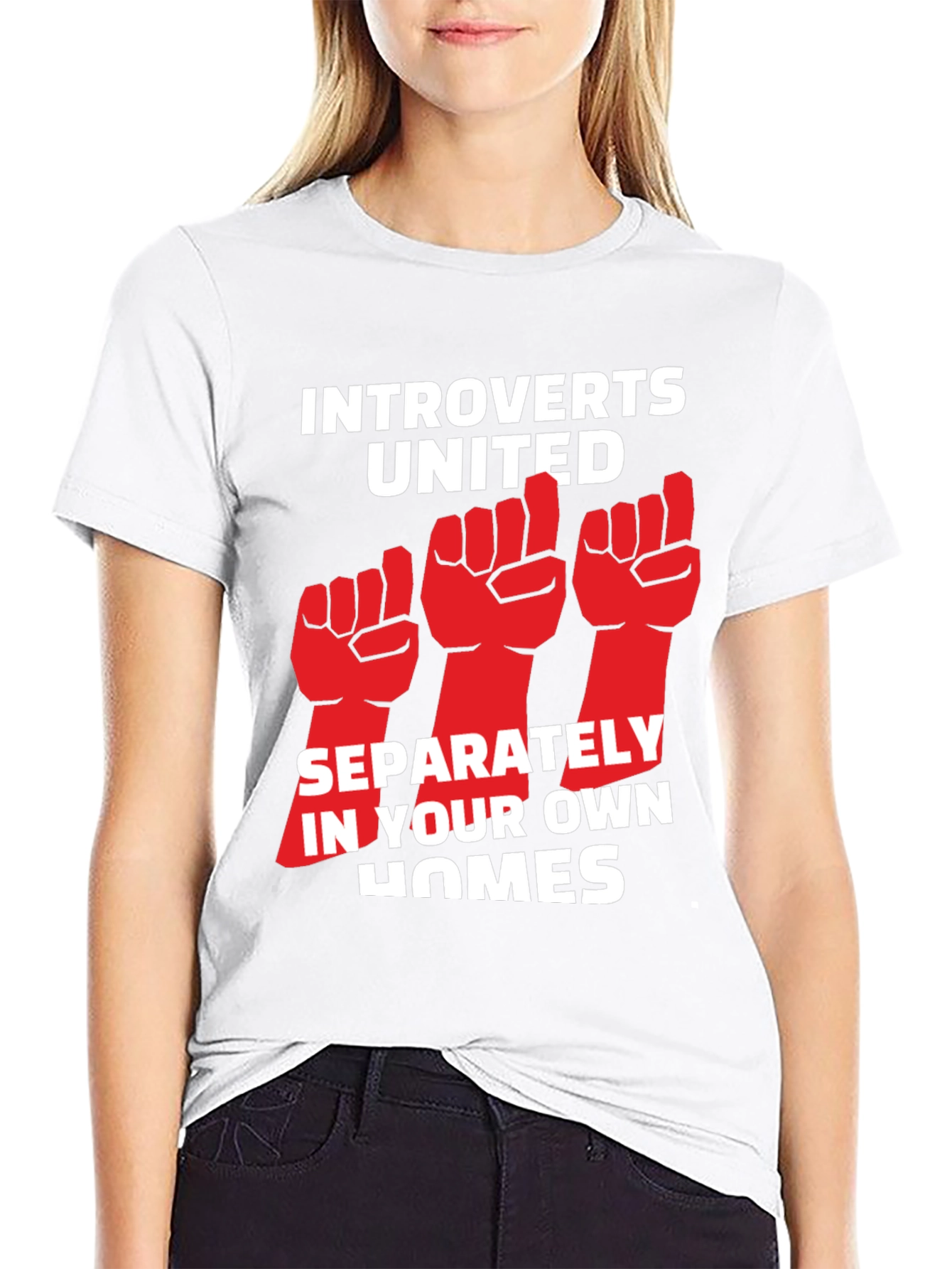 Introverts United T-Shirt: Funny Social Distancing Tee