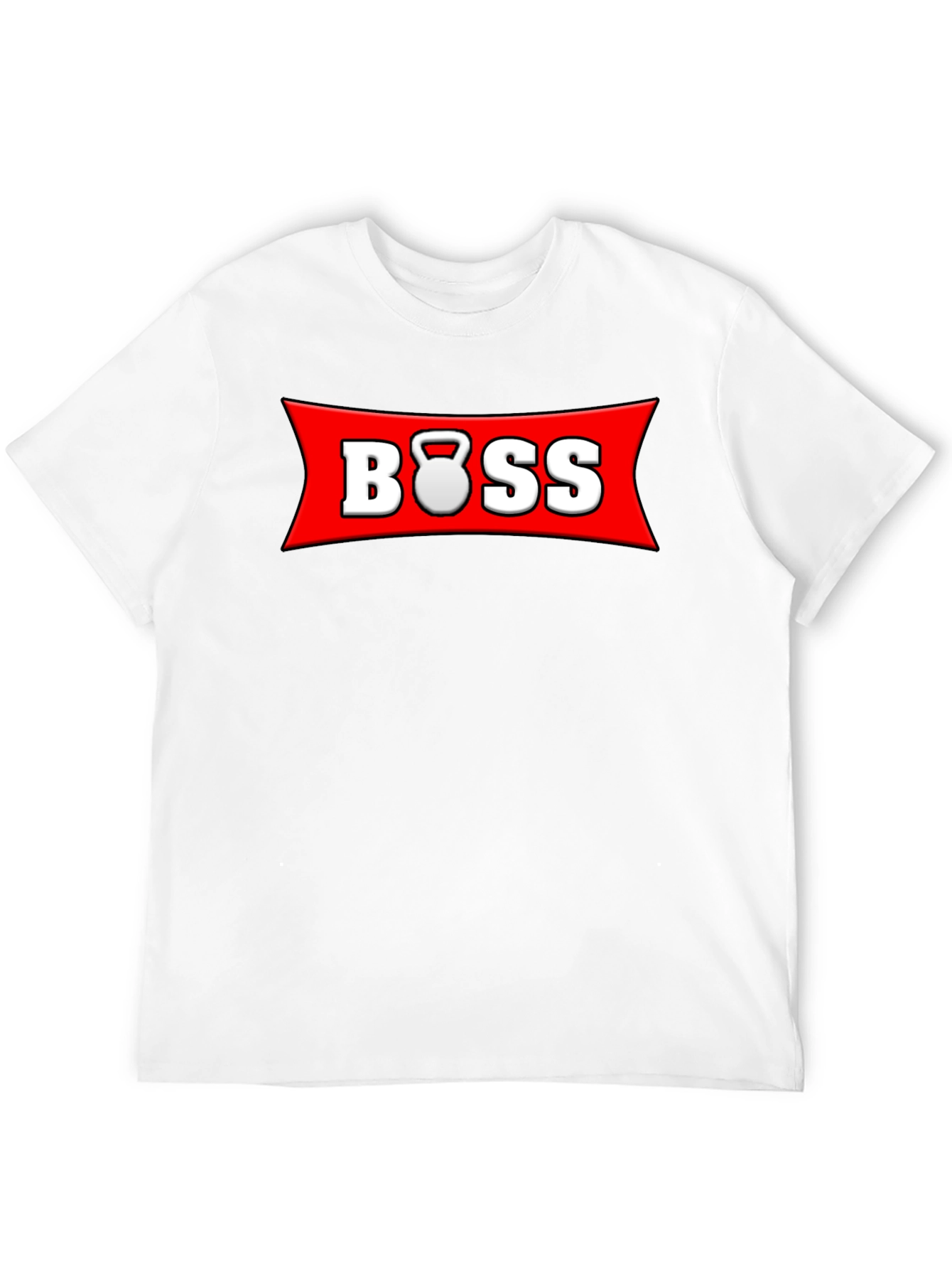 Black BOSS Kettlebell T-Shirt - Gym Workout Motivation