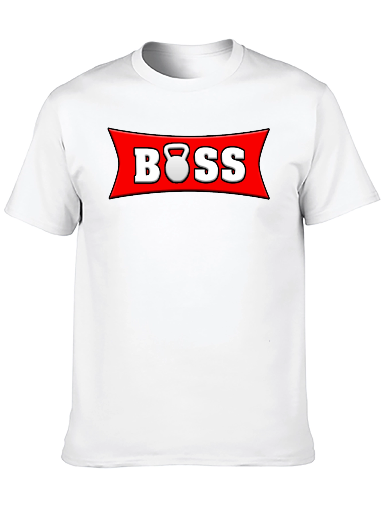 Black BOSS Kettlebell T-Shirt - Gym Workout Motivation