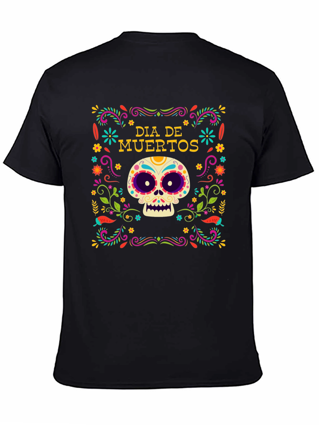 Dia de Muertos Skull T-Shirt