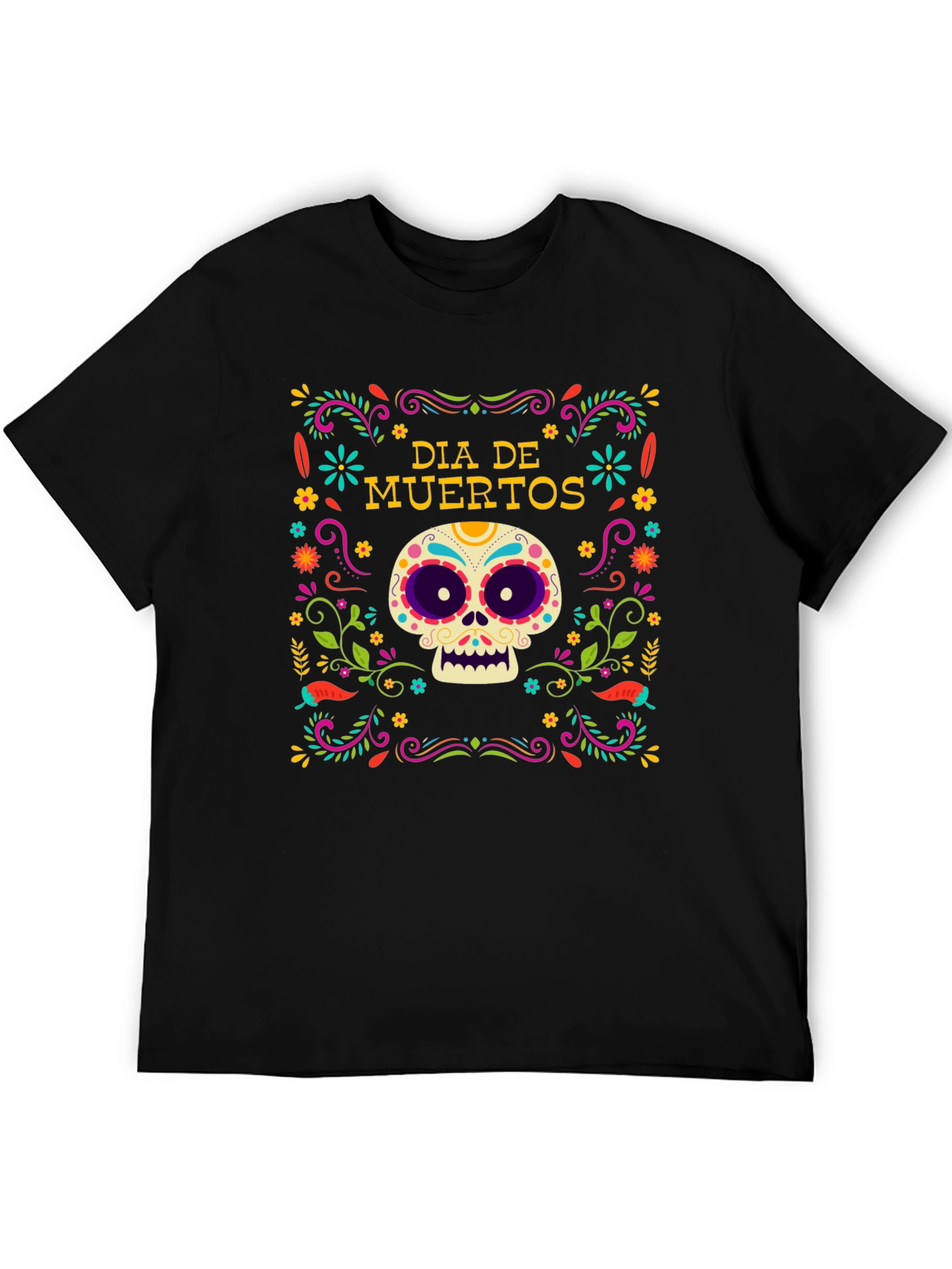 Dia de Muertos Skull T-Shirt