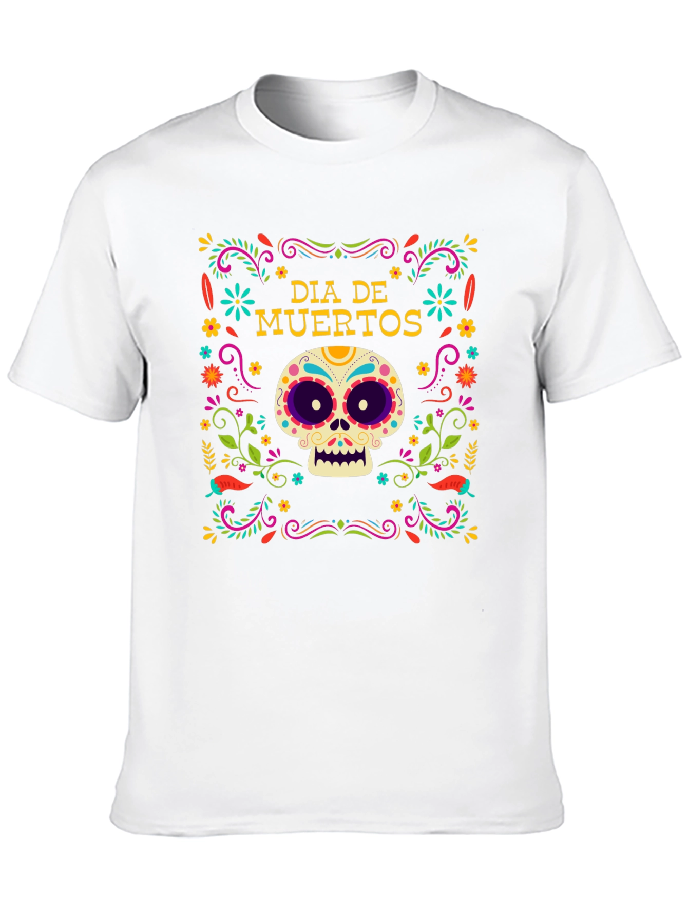 Dia de Muertos Skull T-Shirt