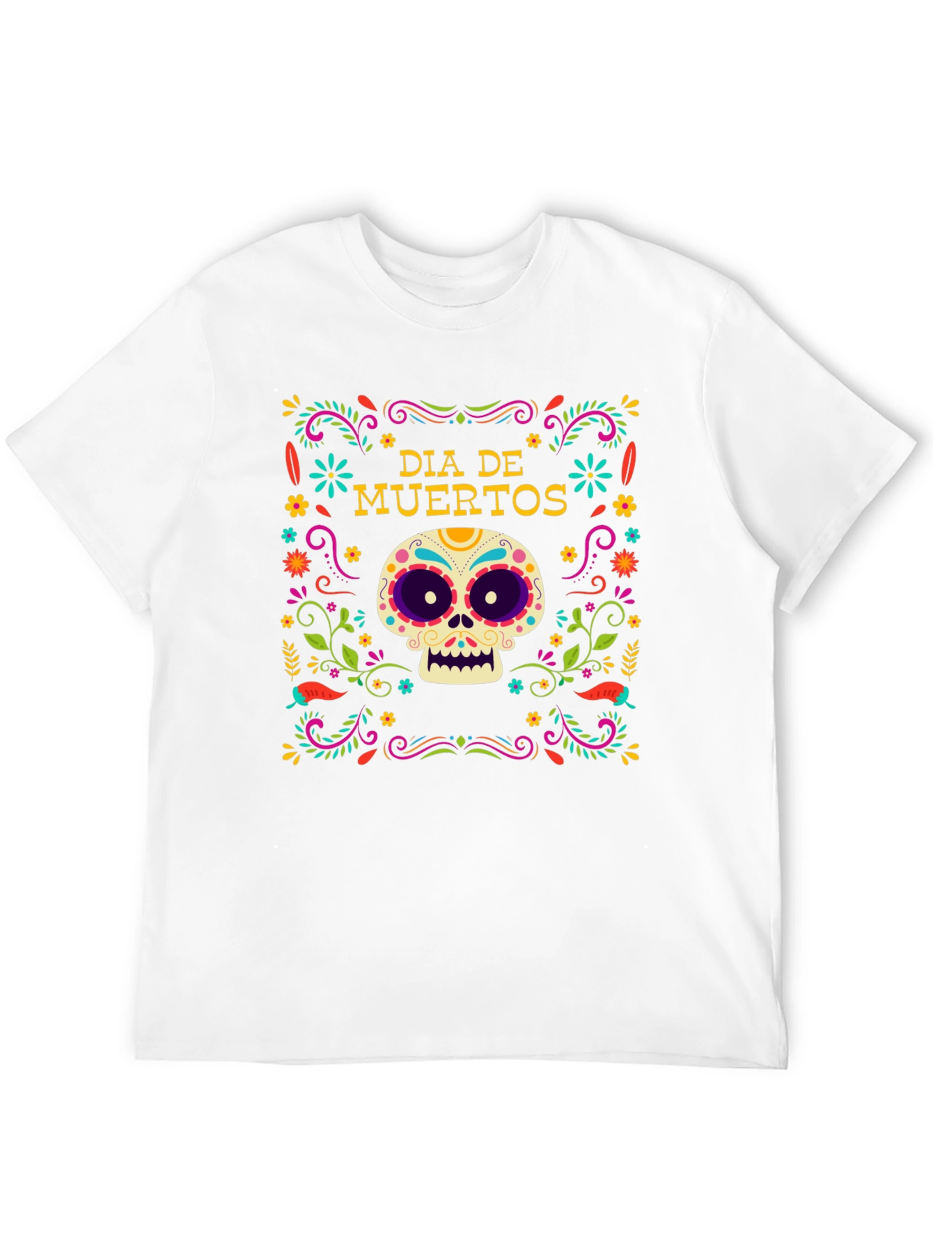 Dia de Muertos Skull T-Shirt