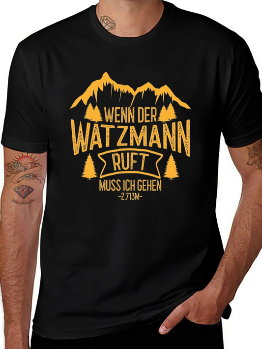 Watzmann Calls T-Shirt - Mountain Adventure Tee