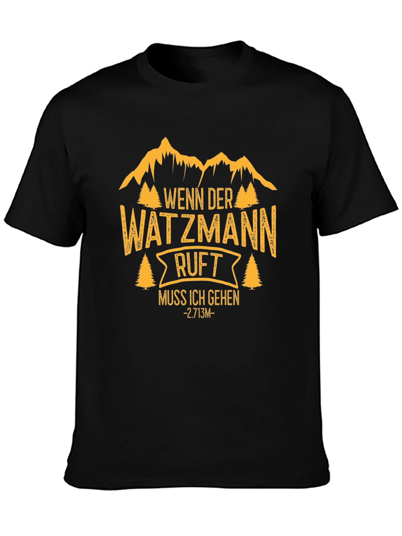 Watzmann Calls T-Shirt - Mountain Adventure Tee