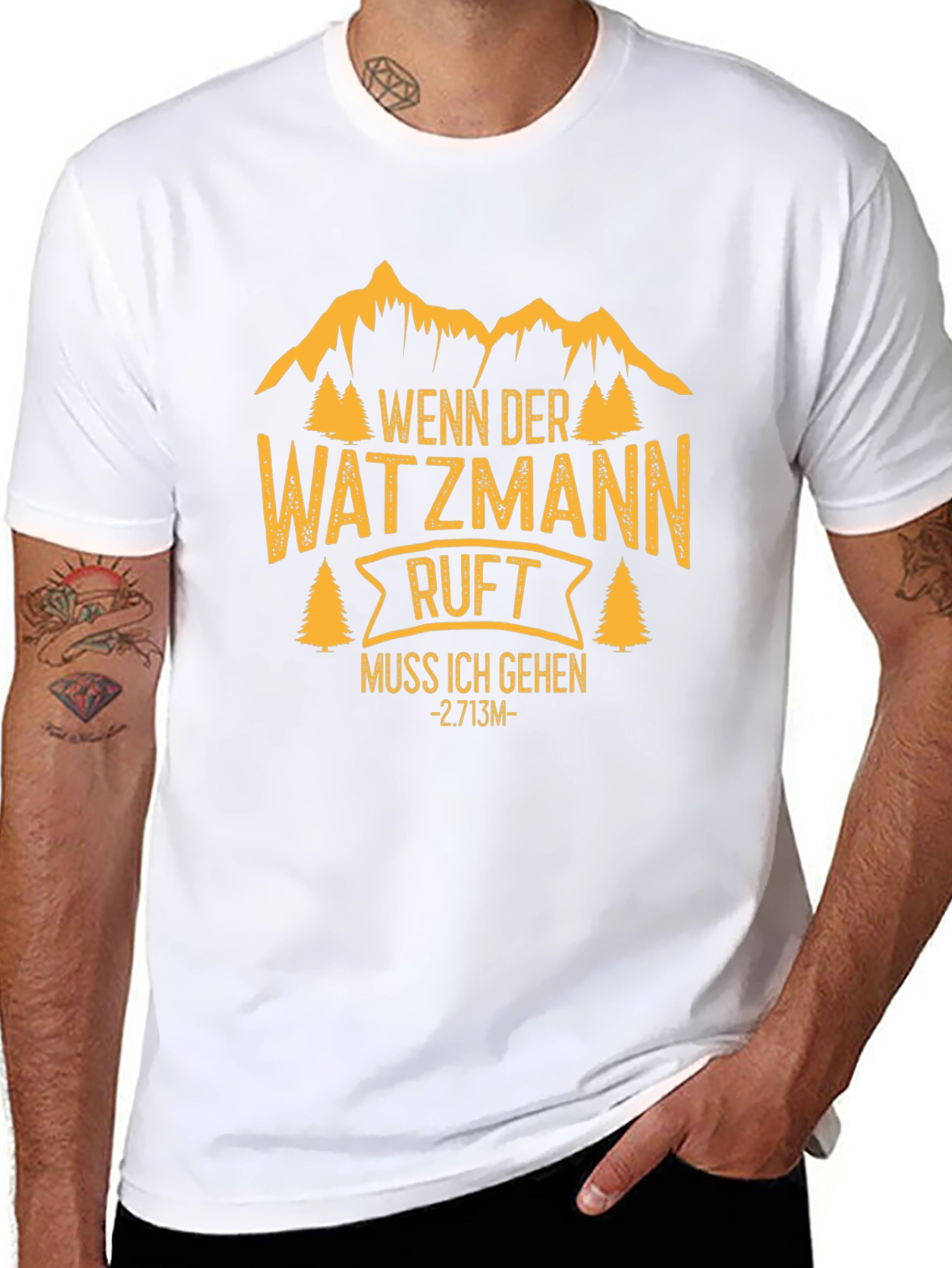 Watzmann Calls T-Shirt - Mountain Adventure Tee