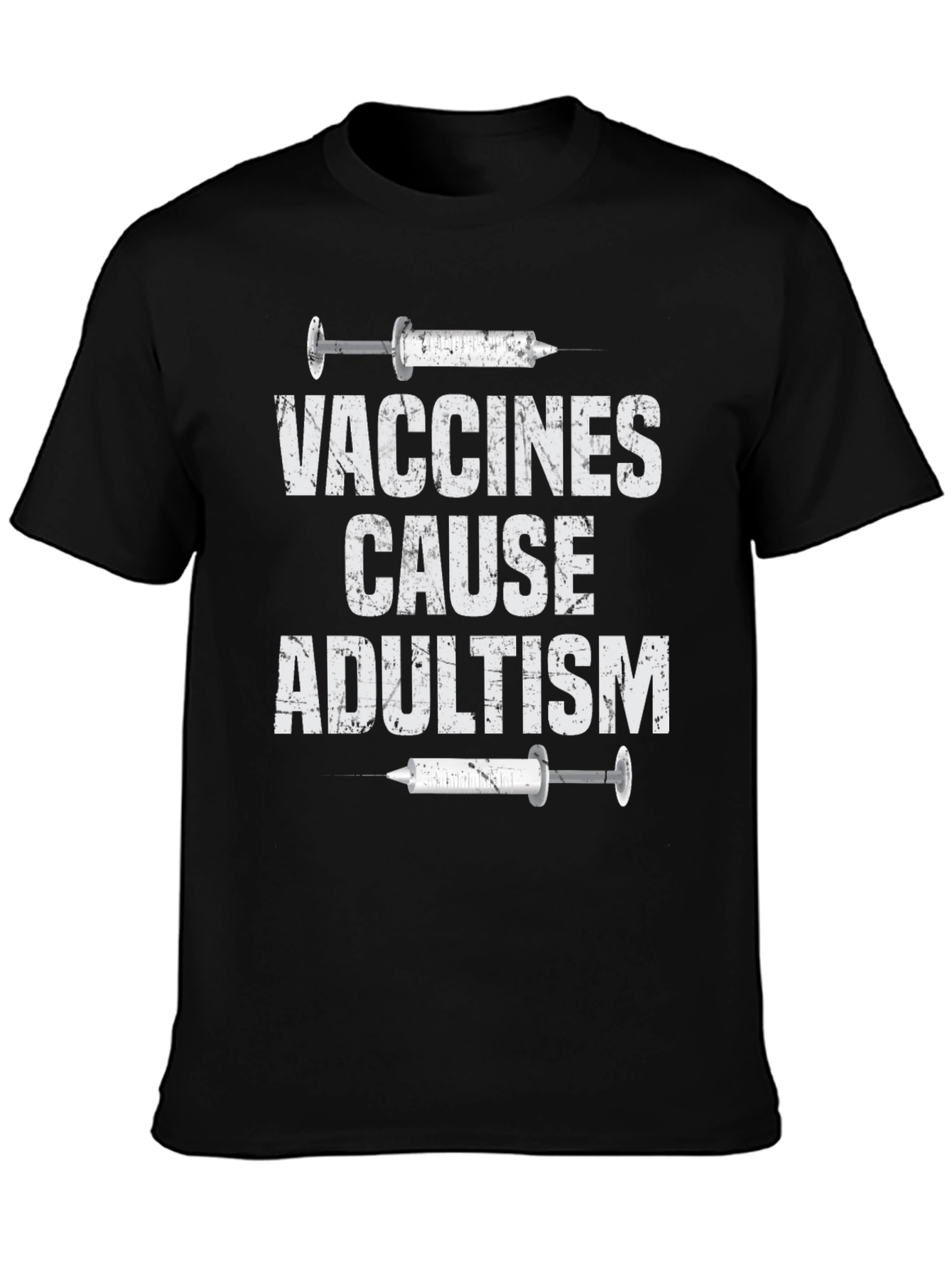 Vaccines Cause Adultism Graphic Tee