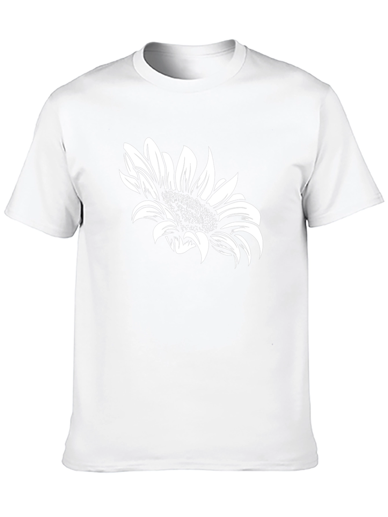 Sunflower Graphic Tee - Trendy Black T-Shirt