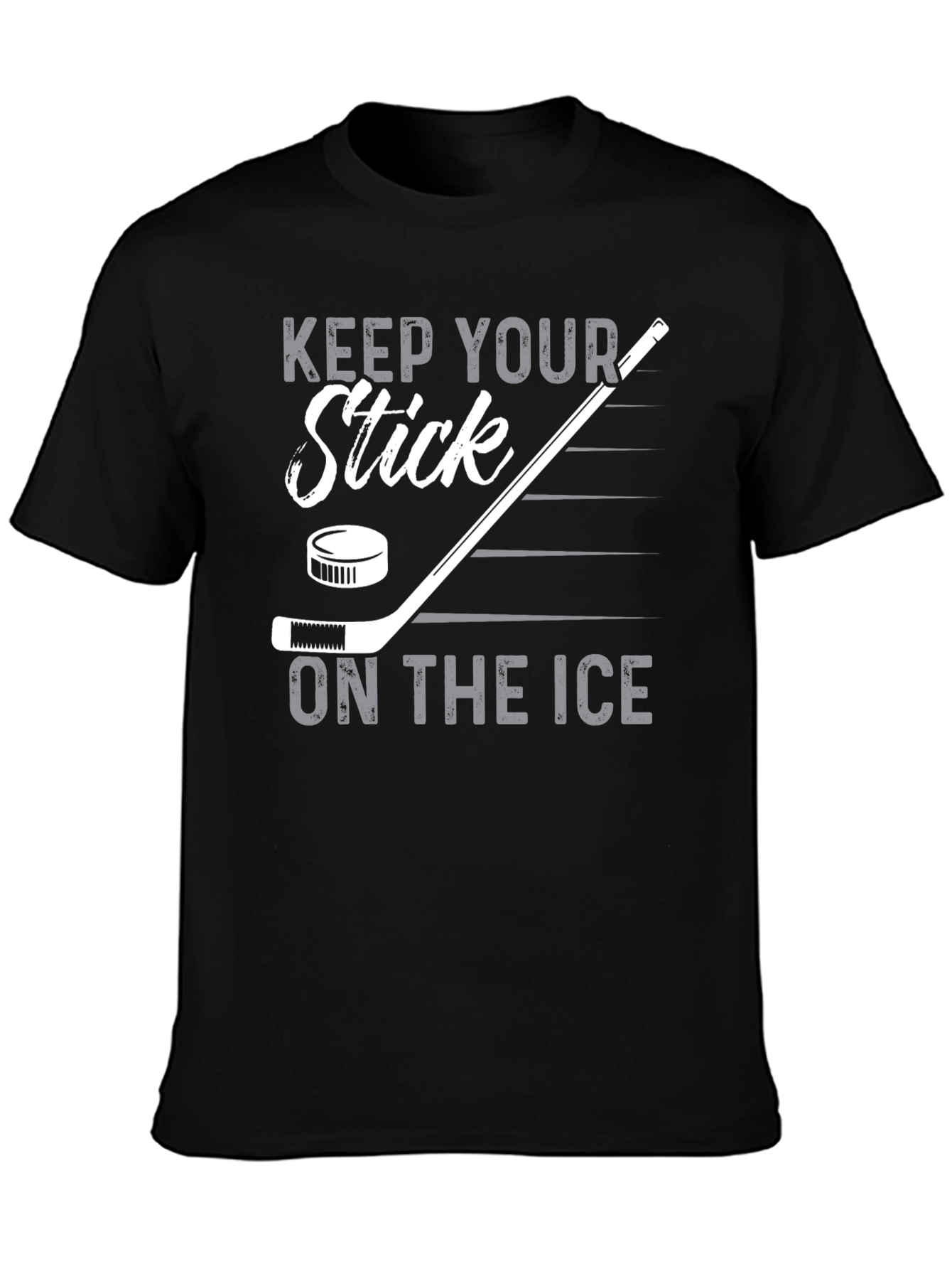 Keep Your Stick On The Ice Hockey T-Shirt