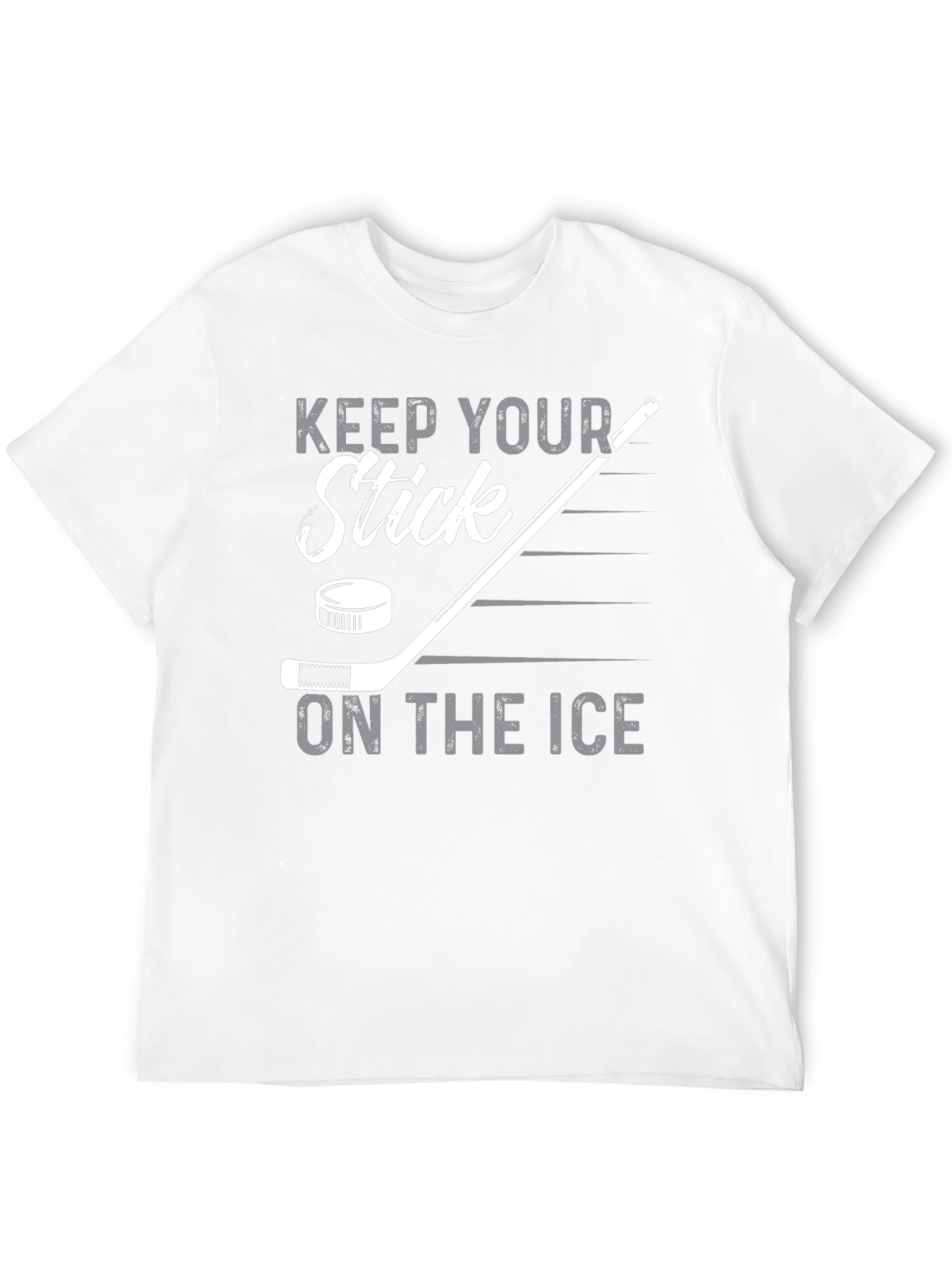 Keep Your Stick On The Ice Hockey T-Shirt