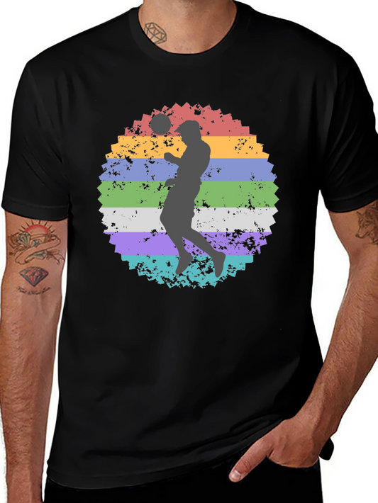 Retro Soccer Player Graphic Tee
