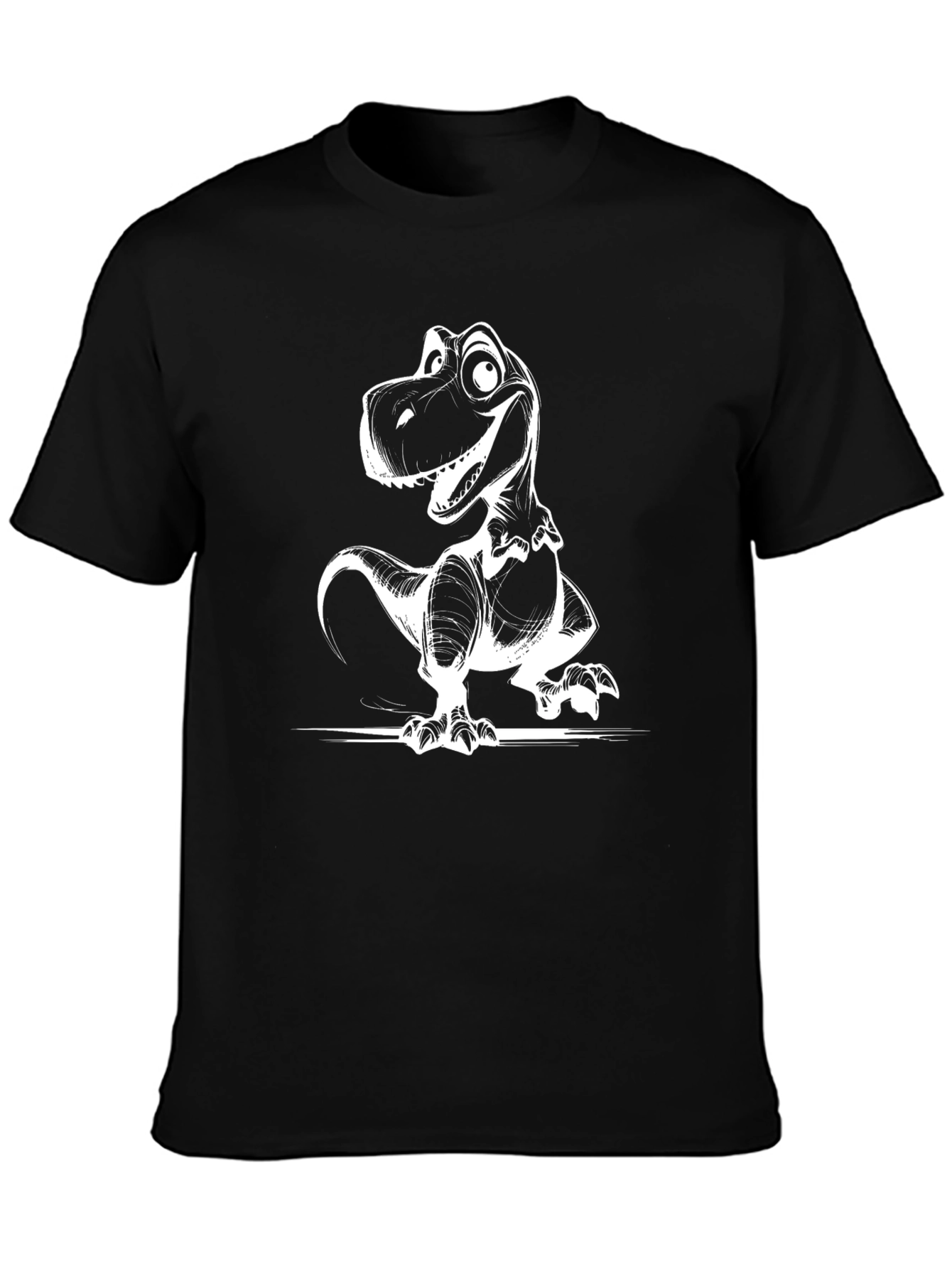 Dino T-Shirt - Cartoon Dinosaur Graphic Tee