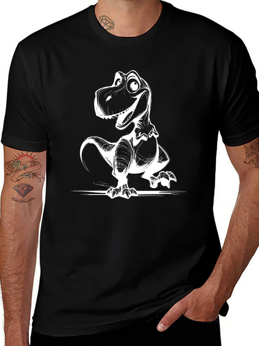 Dino T-Shirt - Cartoon Dinosaur Graphic Tee