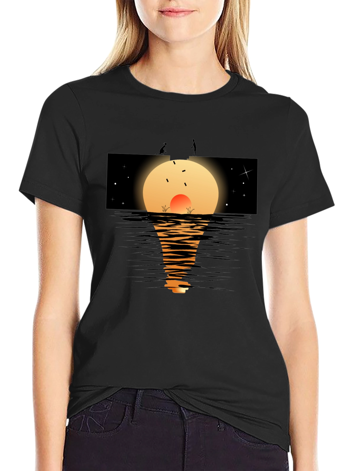 Sunset Lake Graphic Tee - Relaxed Fit