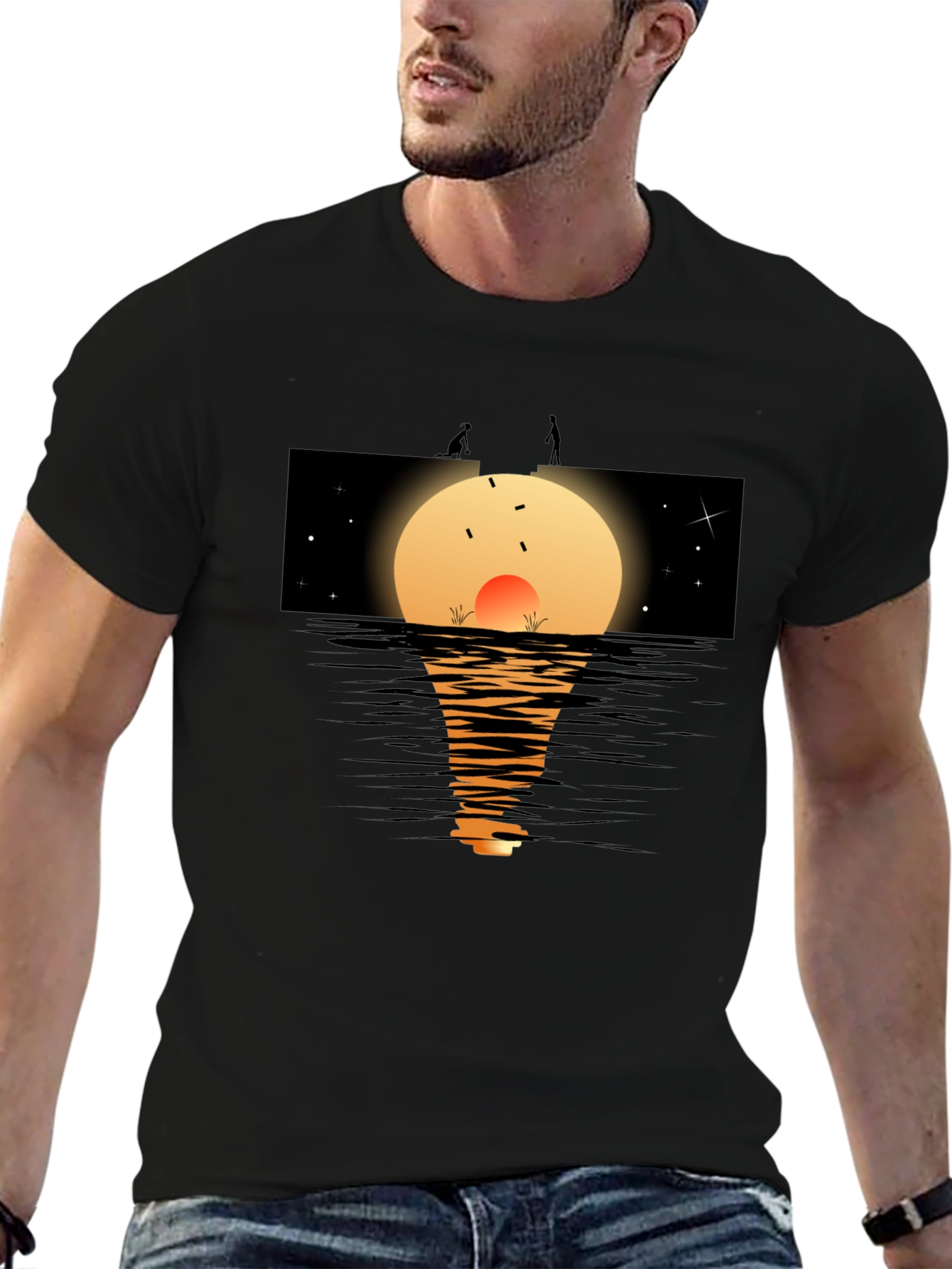 Sunset Lake Graphic Tee - Relaxed Fit