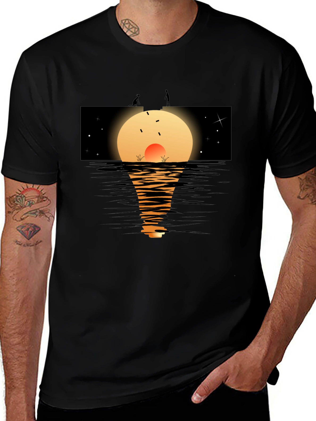 Sunset Lake Graphic Tee - Relaxed Fit