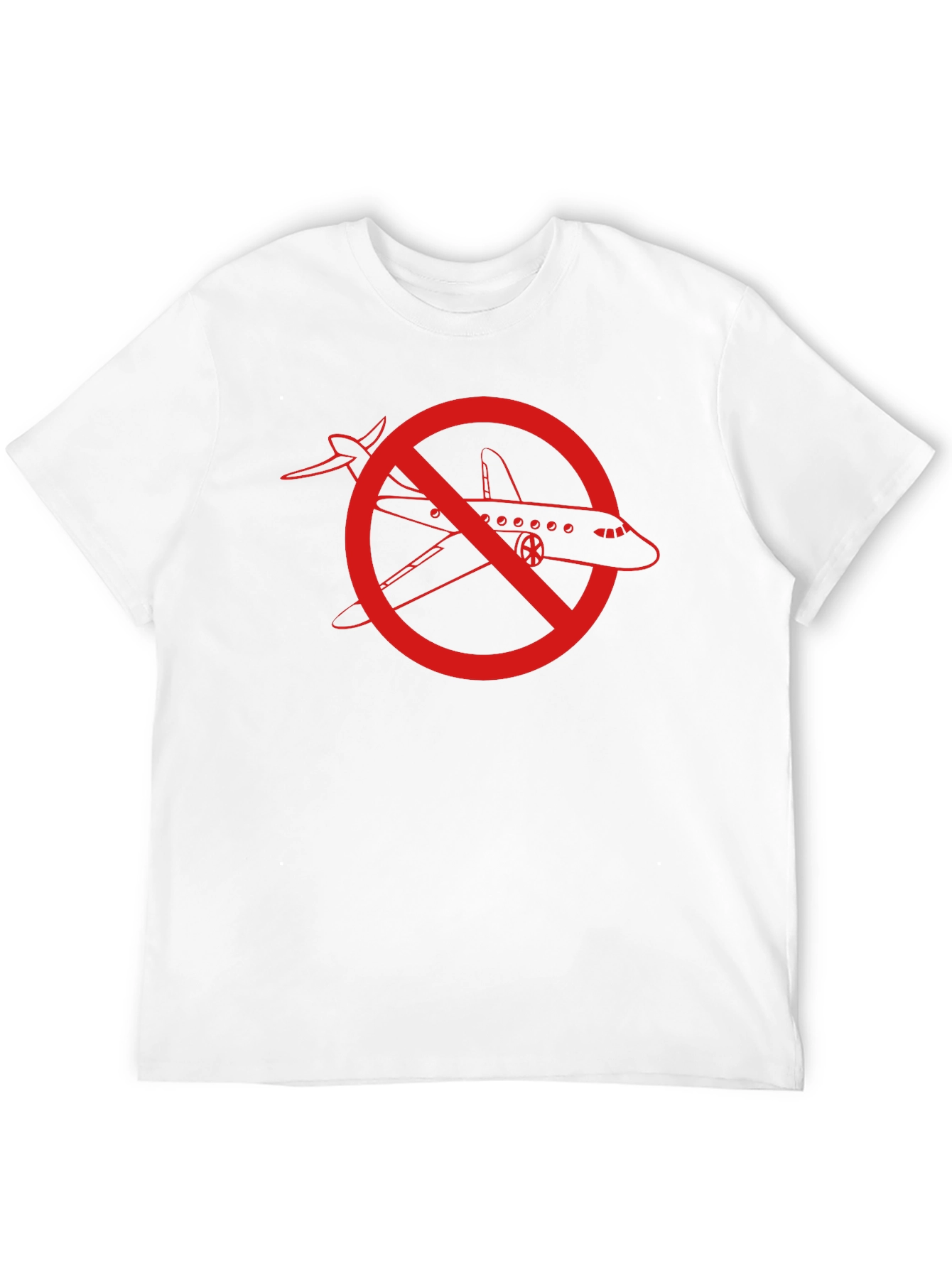 No Airplanes Graphic T-Shirt