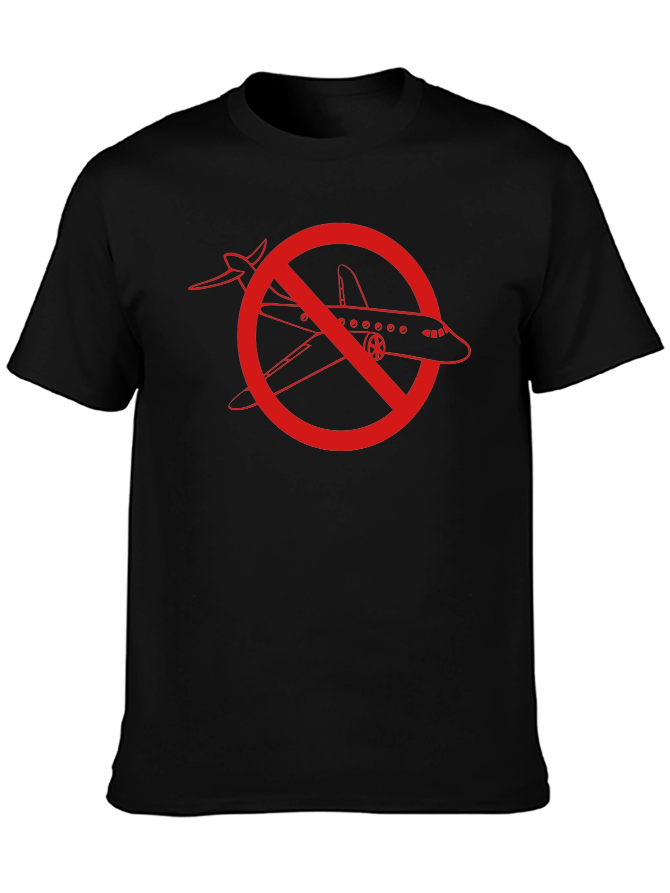 No Airplanes Graphic T-Shirt