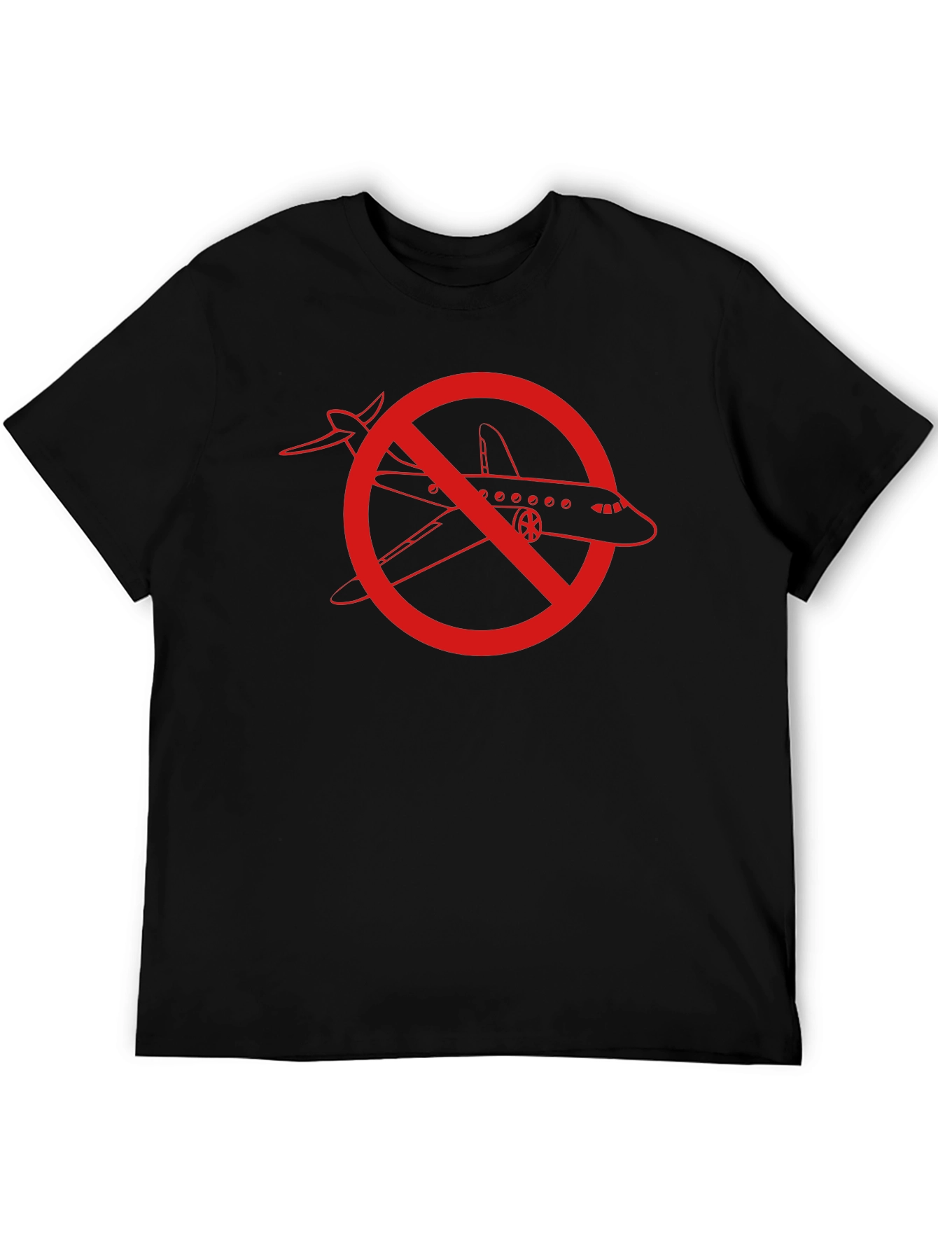 No Airplanes Graphic T-Shirt