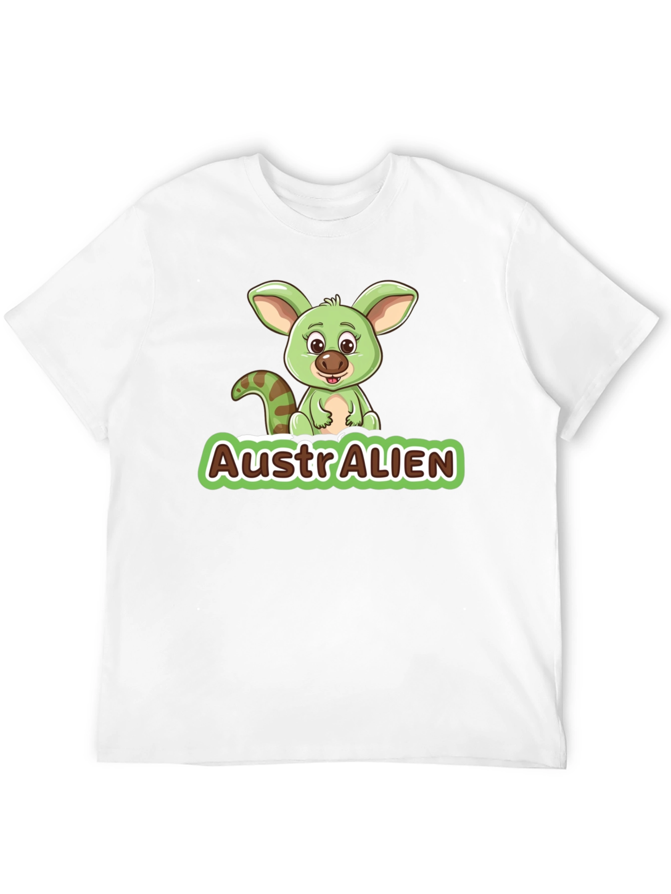 AustrAlien Graphic Tee - Cute Alien T-Shirt